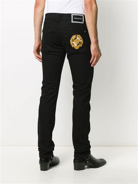 versace men jeans slim|Versace Jeans men's sale.